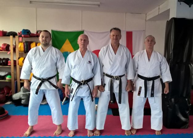 Senior Karateka get together
